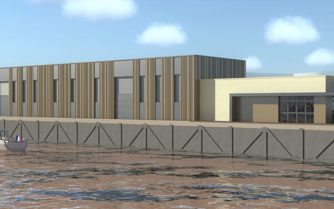 Honfleur : construction de nouveaux ateliers sur le port