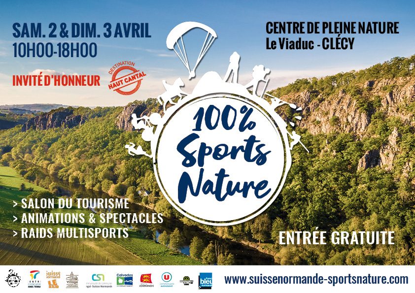 « 100 % Sports Nature » à Clécy les 2 et 3 avril
